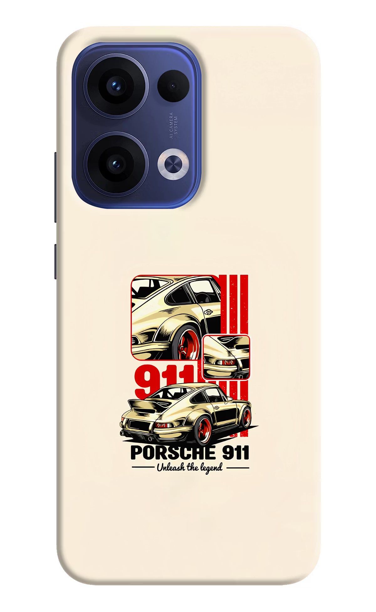 Classic Porsche 911 Oppo Reno13 5G Hard Case Back Cover by Casekaro