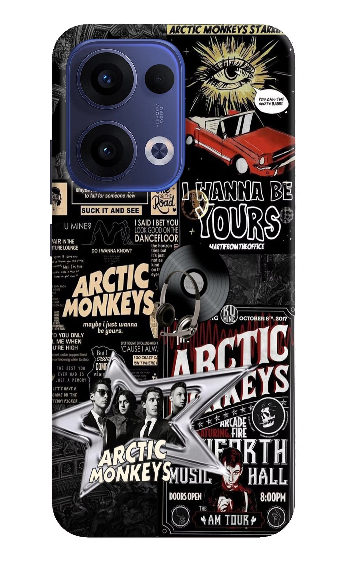 Arctic Monkeys Oppo Reno13 5G Hard Case Back Cover by Casekaro