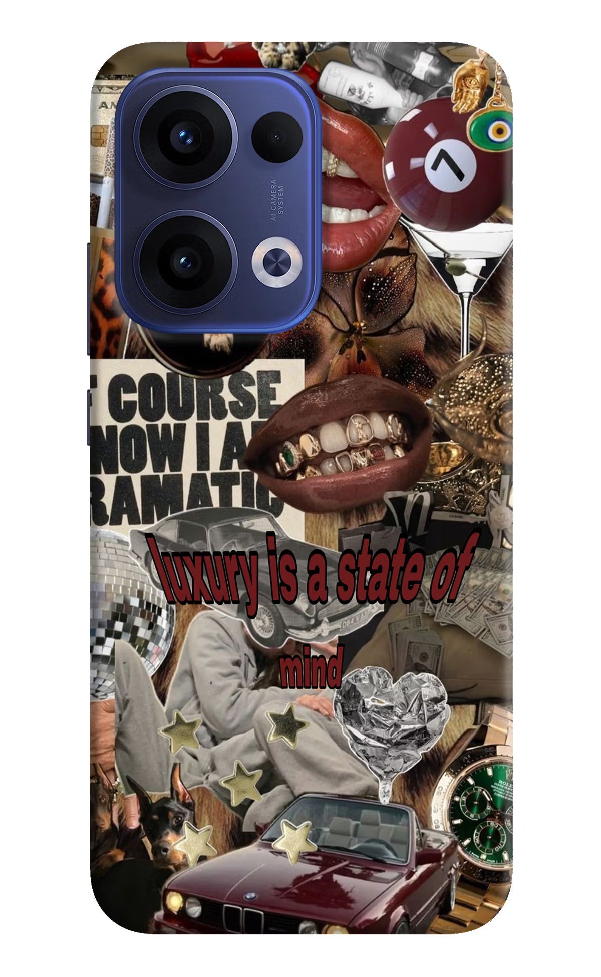 Luxury Oppo Reno13 5G Hard Case Back Cover by Casekaro