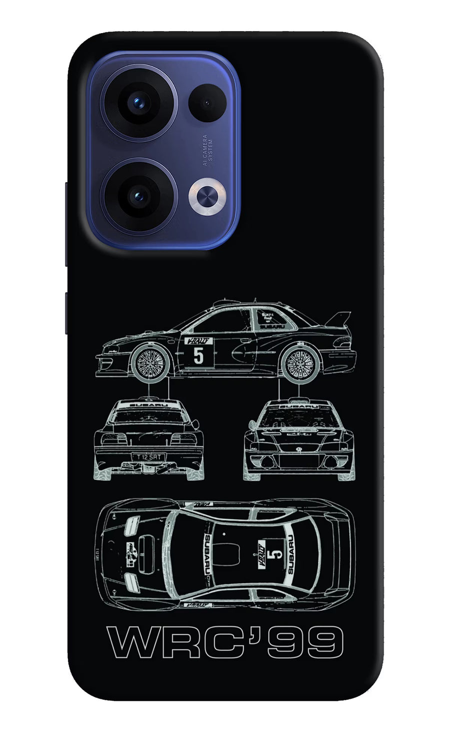 WRC'99 Oppo Reno13 5G Back Cover, Hard case