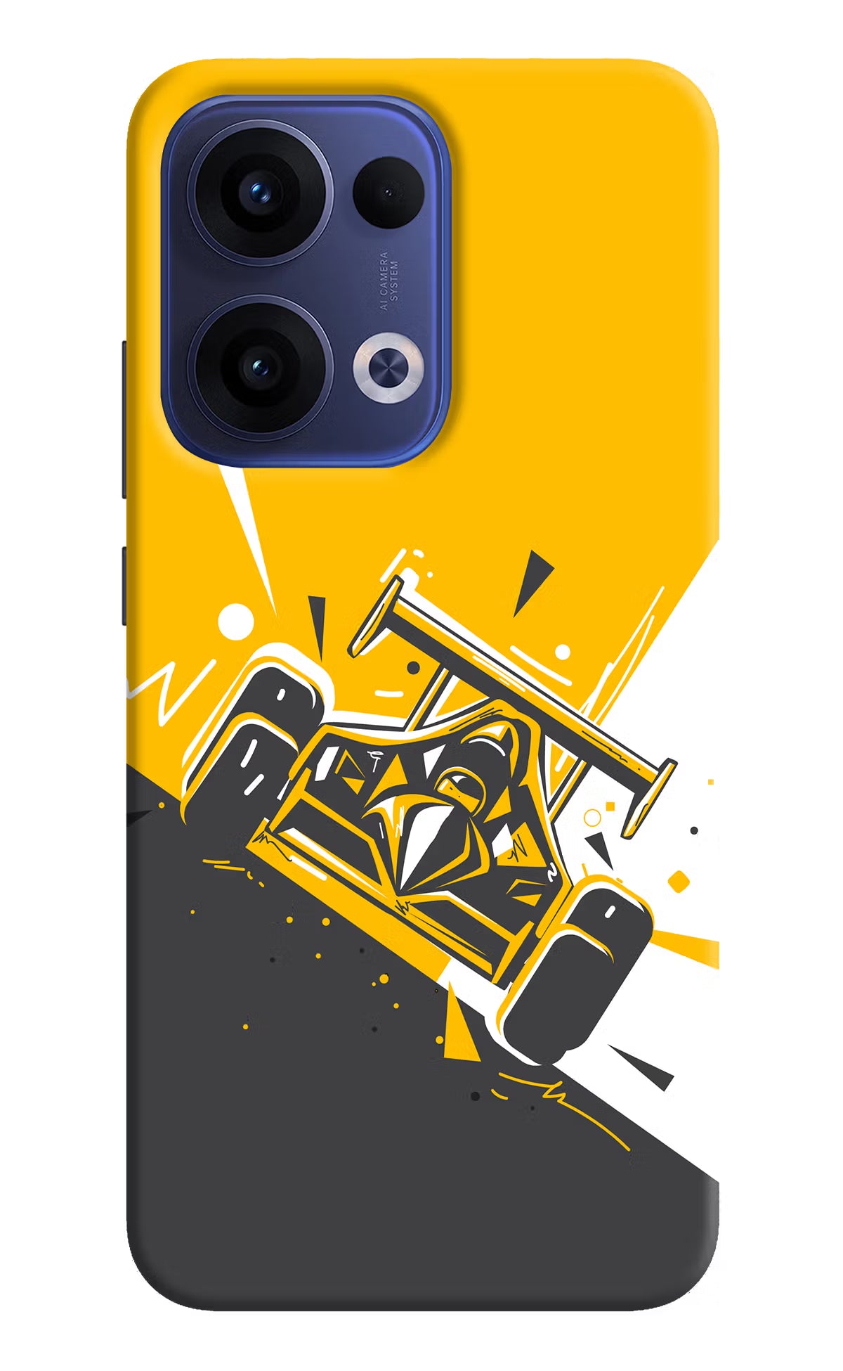 Track King Oppo Reno13 5G Hard Case Back Cover by Casekaro