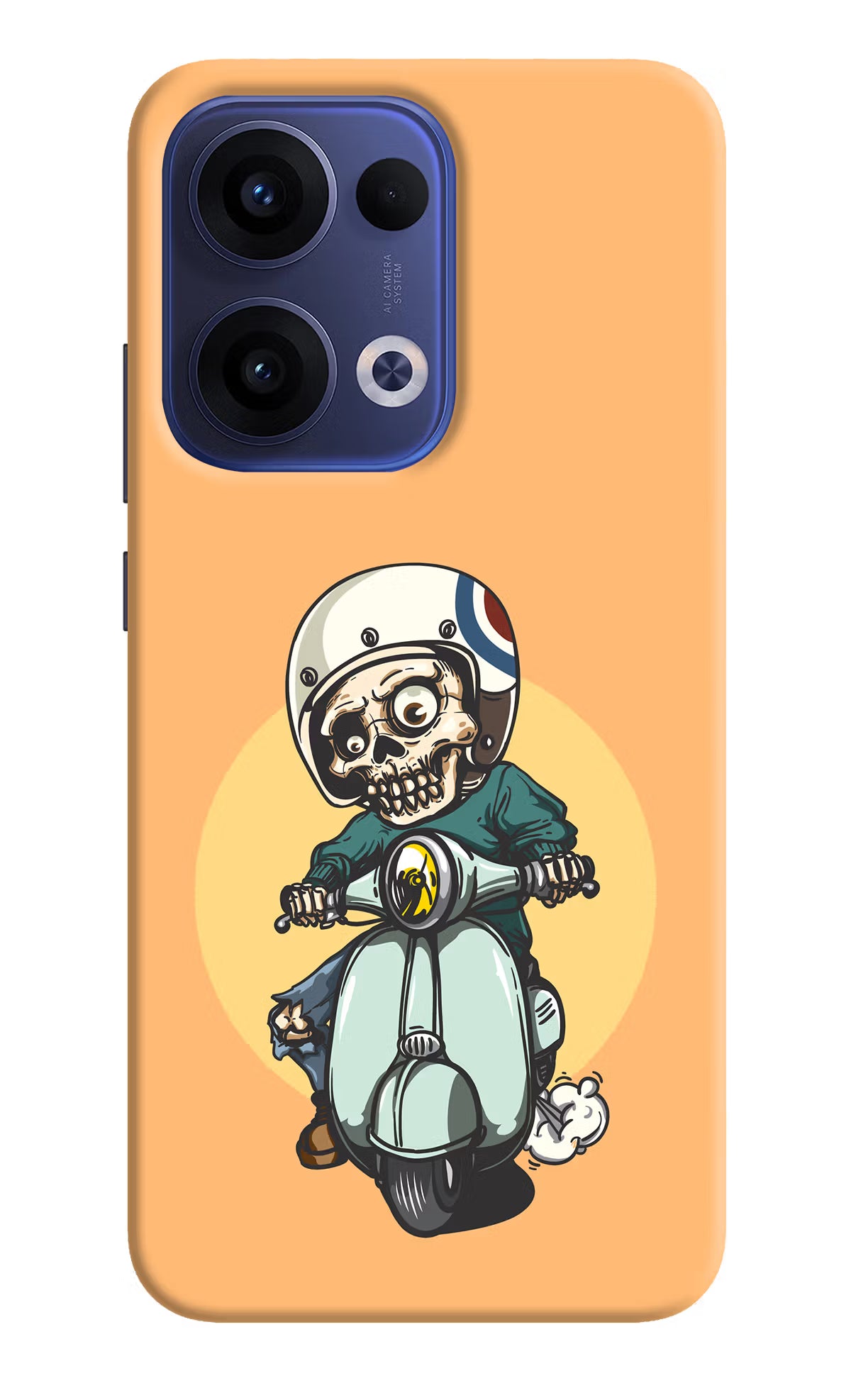 Undead Biker Oppo Reno13 5G Hard Case Back Cover by Casekaro
