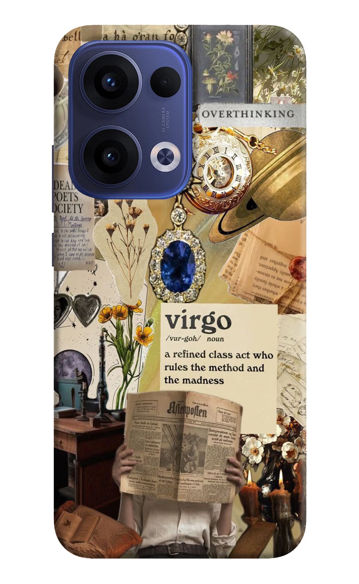 Virgo Zodiac Oppo Reno13 5G Hard Case Back Cover by Casekaro