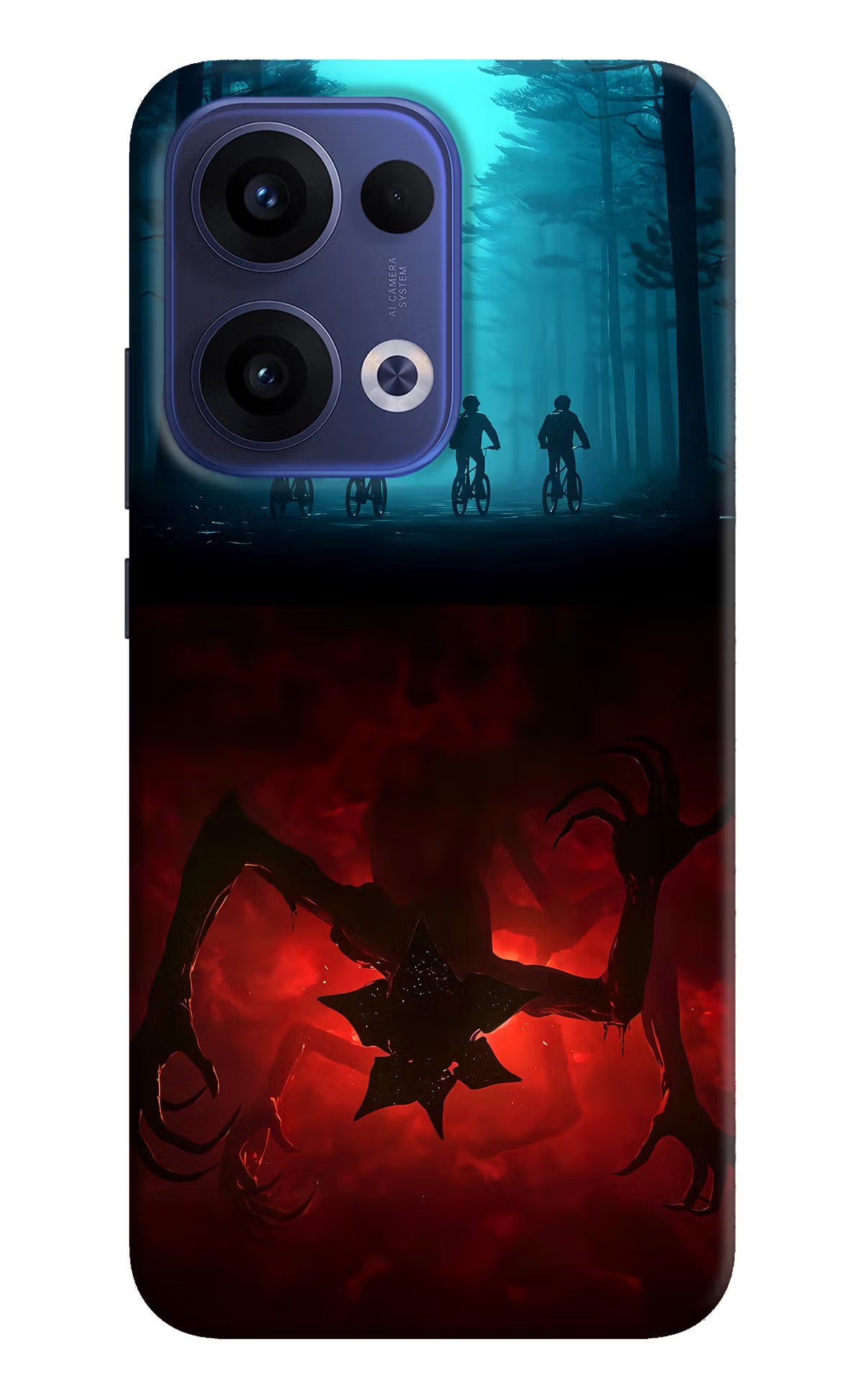 Ordinary Things Downside Up Oppo Reno13 5G Hard Case Back Cover by Casekaro