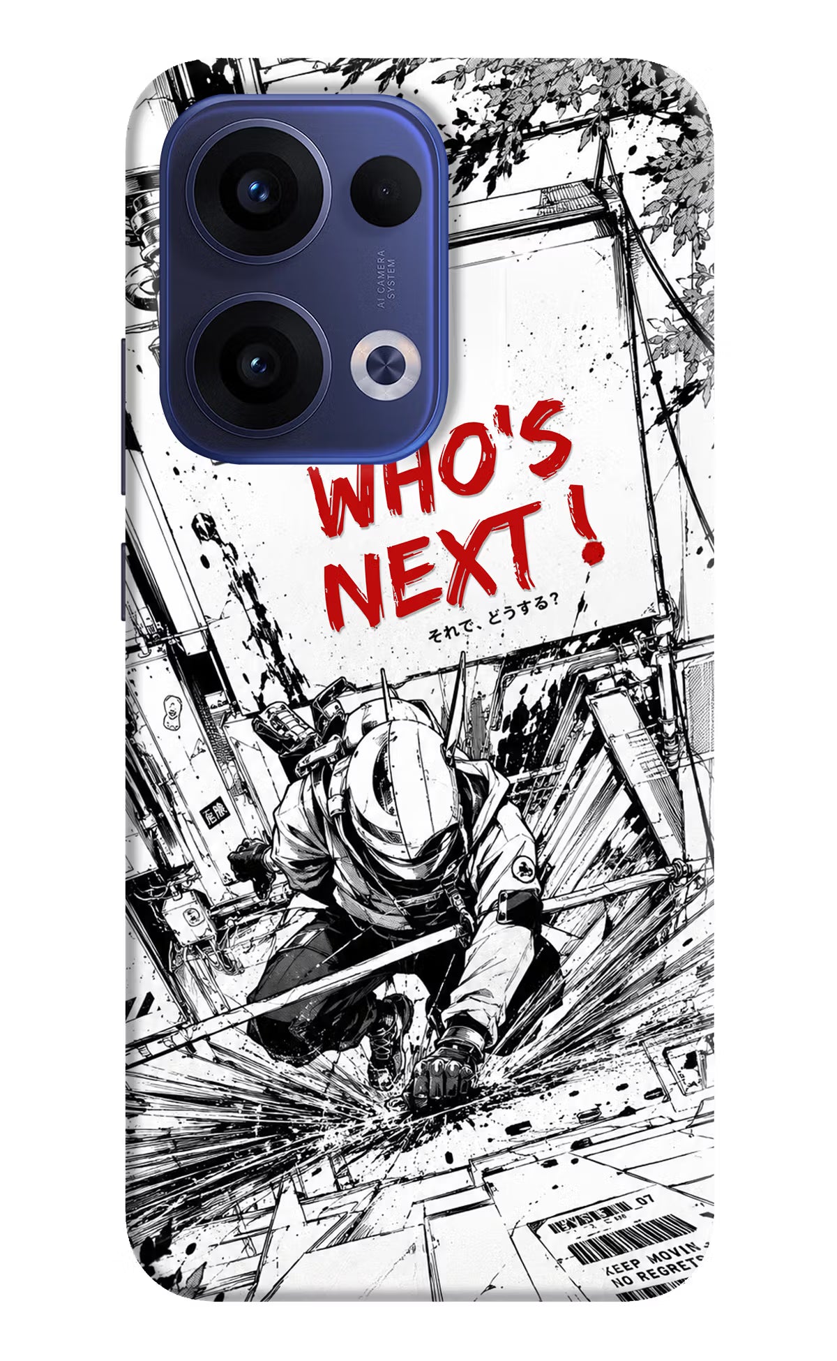 Who's Next Oppo Reno13 5G Hard Case Back Cover by Casekaro