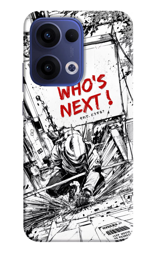 Who's Next Oppo Reno13 5G Hard Case Back Cover by Casekaro