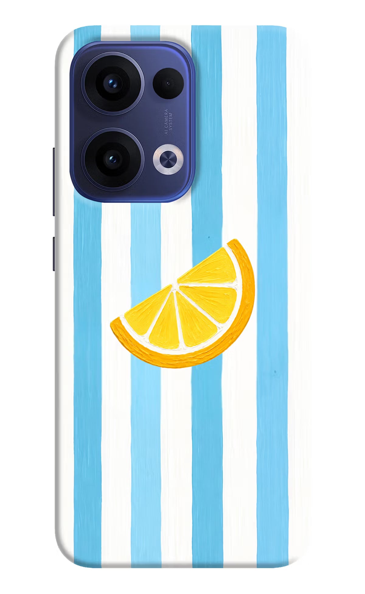 Summer Lemon Oppo Reno13 5G Hard Case Back Cover by Casekaro