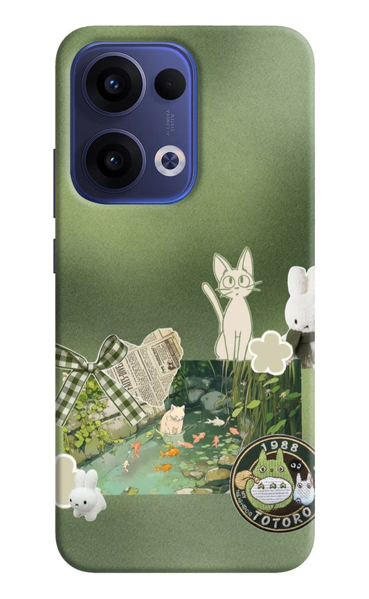 Aesthetic anime Oppo Reno13 5G Hard Case Back Cover by Casekaro