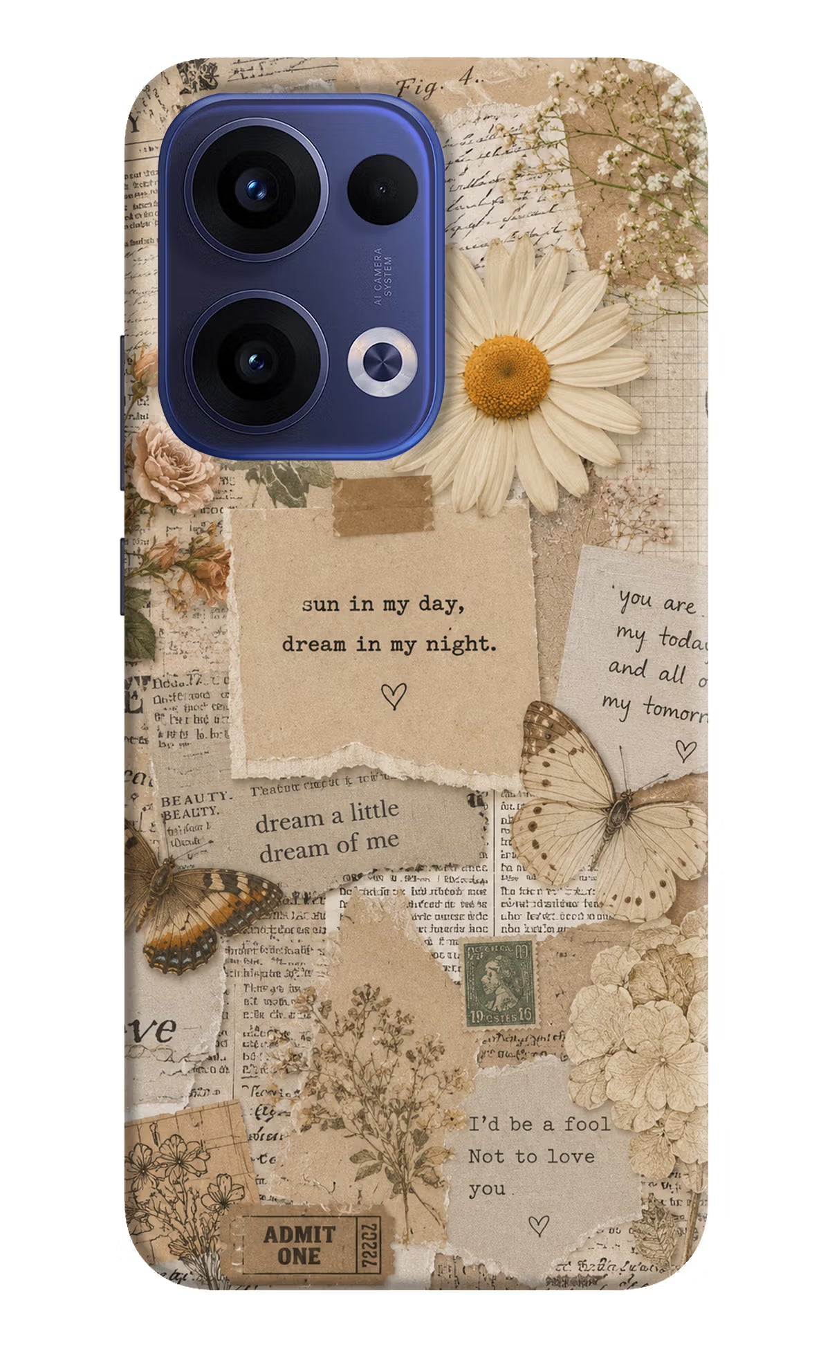 Vintage case Oppo Reno13 5G Back Cover