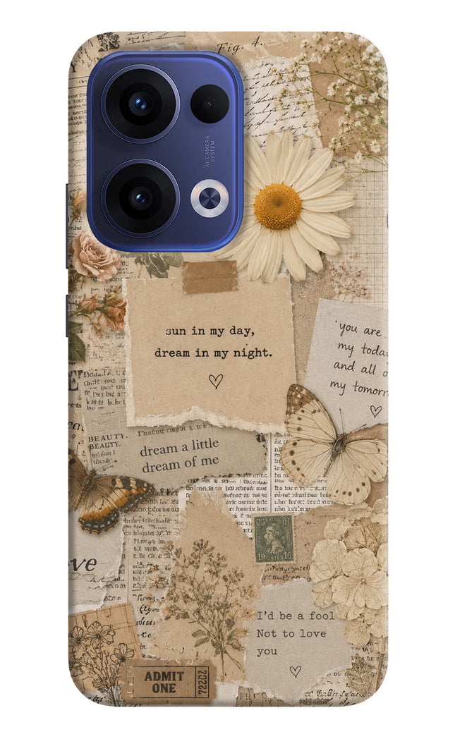 Vintage case Oppo Reno13 5G Hard Case Back Cover by Casekaro