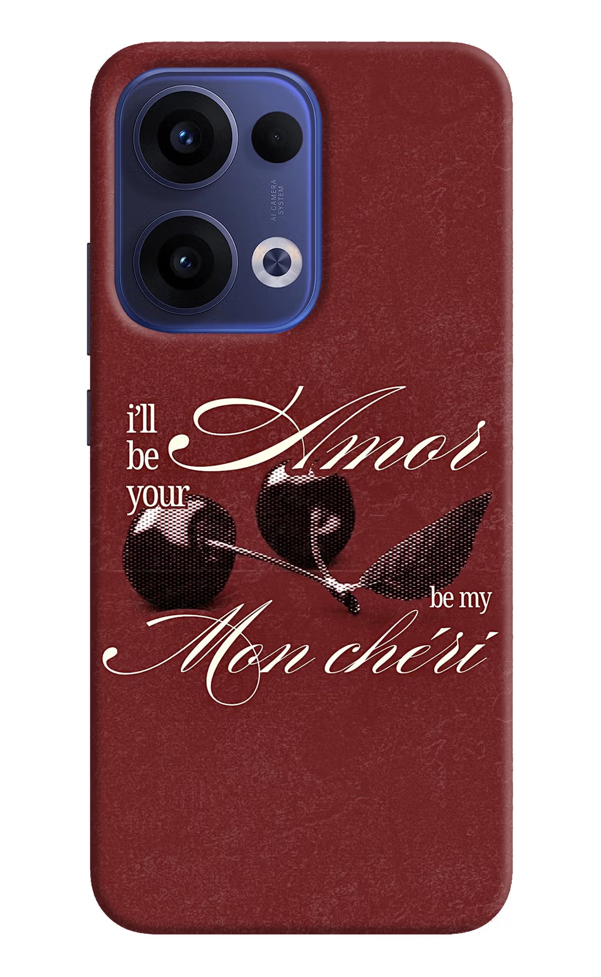 Velvet Cherry Oppo Reno13 5G Back Cover
