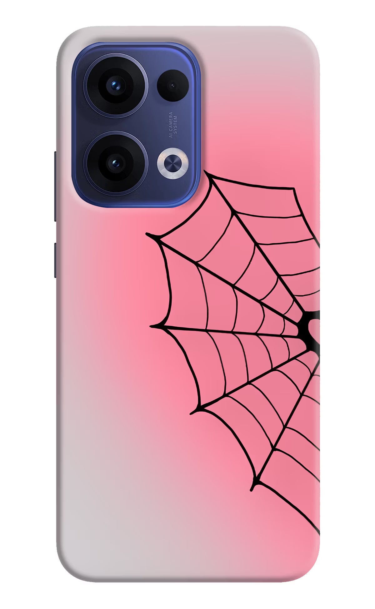 Pink Web Oppo Reno13 5G Back Cover