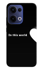 This World Oppo Reno13 5G Hard Case Back Cover by Casekaro