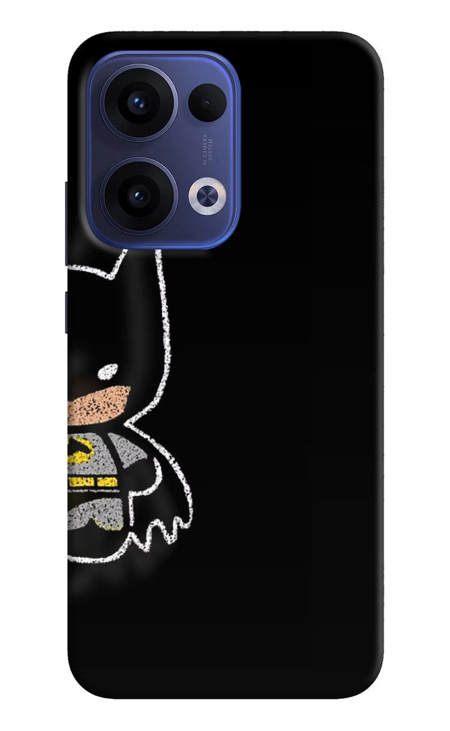 Bat Kitty Oppo Reno13 5G Hard Case Back Cover by Casekaro