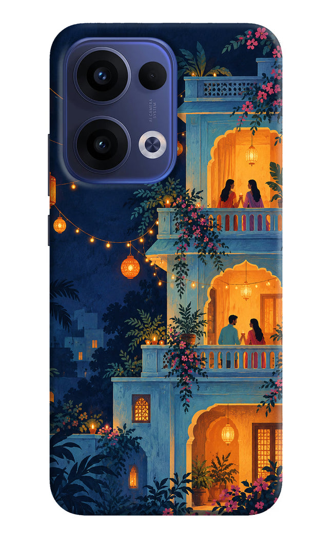 Balcony Glow Oppo Reno13 5G Hard Case Back Cover by Casekaro