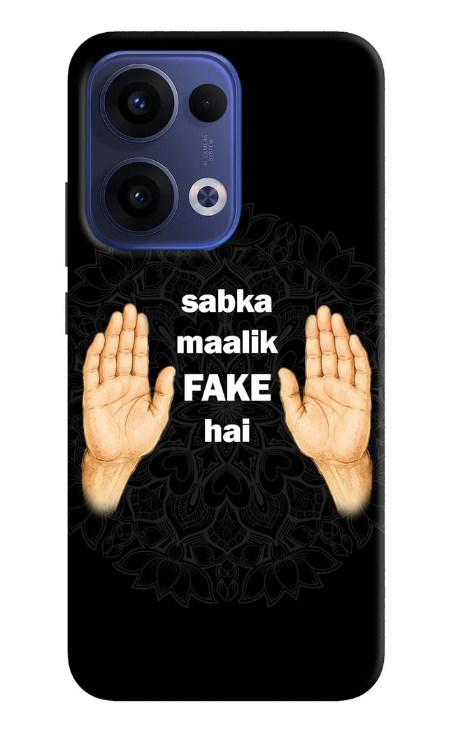 Sabka Malik Fake Oppo Reno13 5G Hard Case Back Cover by Casekaro