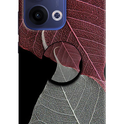 Leaf Pattern Oppo Reno13 5G Pop Case by Casekaro