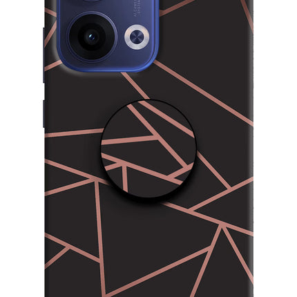 Geometric Pattern Oppo Reno13 5G Pop Case by Casekaro