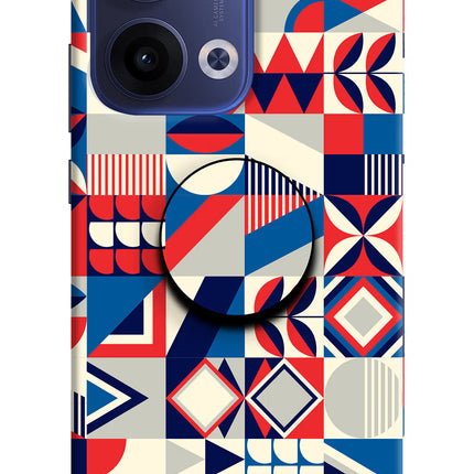 Colorful Pattern Oppo Reno13 5G Pop Case by Casekaro