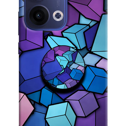 Cubic Abstract Oppo Reno13 5G Pop Case by Casekaro