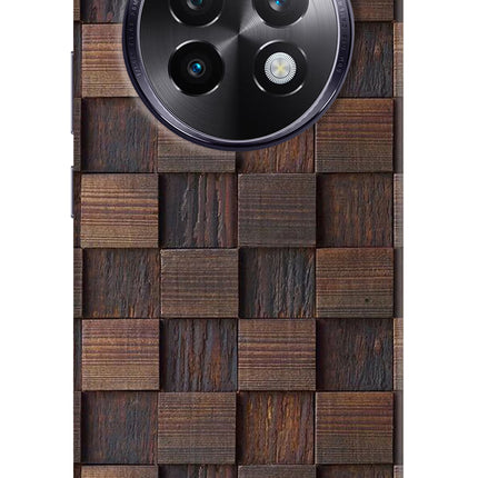 Wooden Cube Design Realme 13 Plus 5G Back Cover
