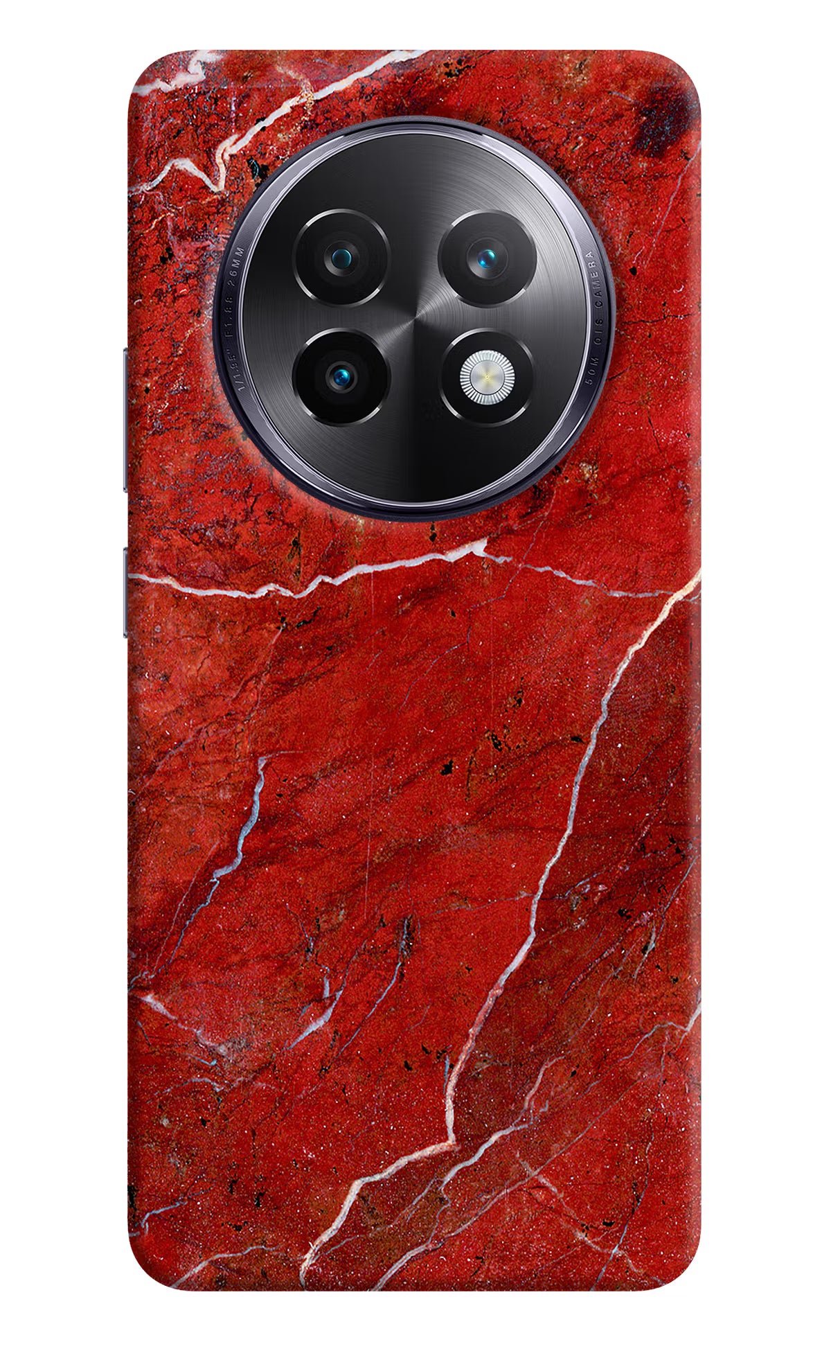 Red Marble Design Realme 13 Plus 5G Back Cover