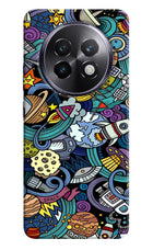 Space Abstract Realme 13 Plus 5G Back Cover