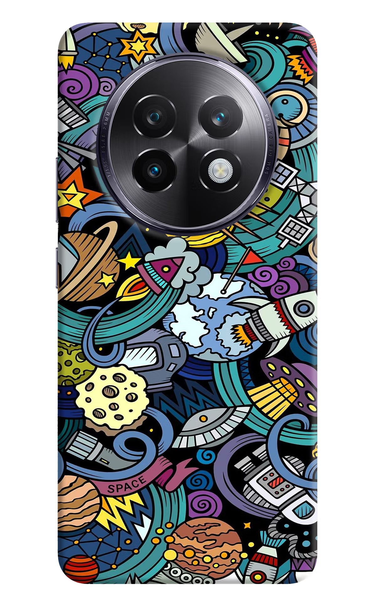 Space Abstract Realme 13 Plus 5G Back Cover