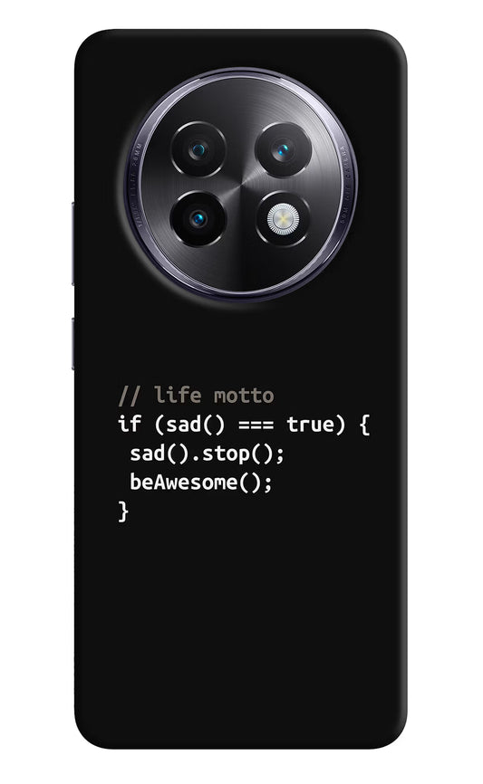 Life Motto Code Realme 13 Plus 5G Back Cover