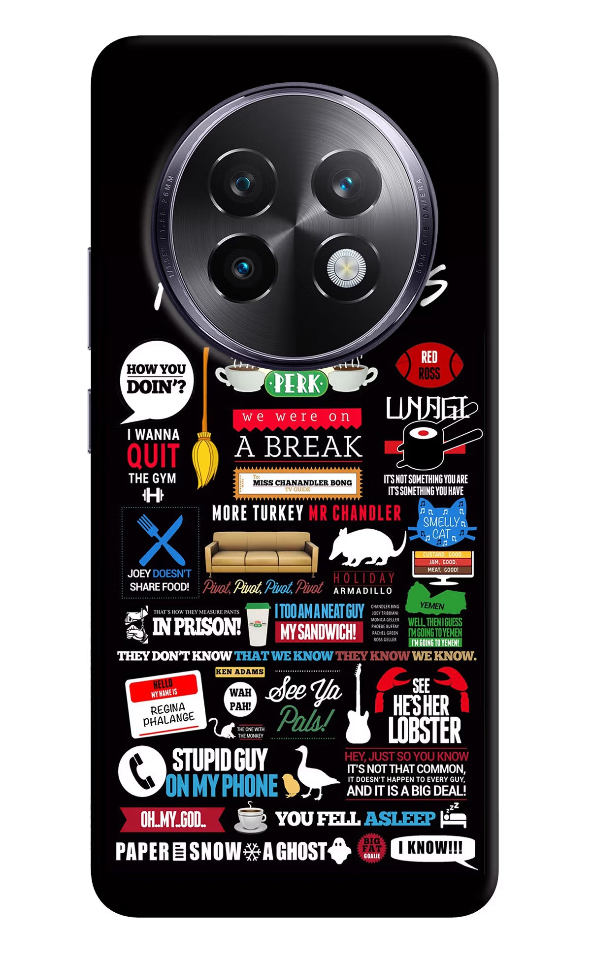 FRIENDS Realme 13 Plus 5G Back Cover