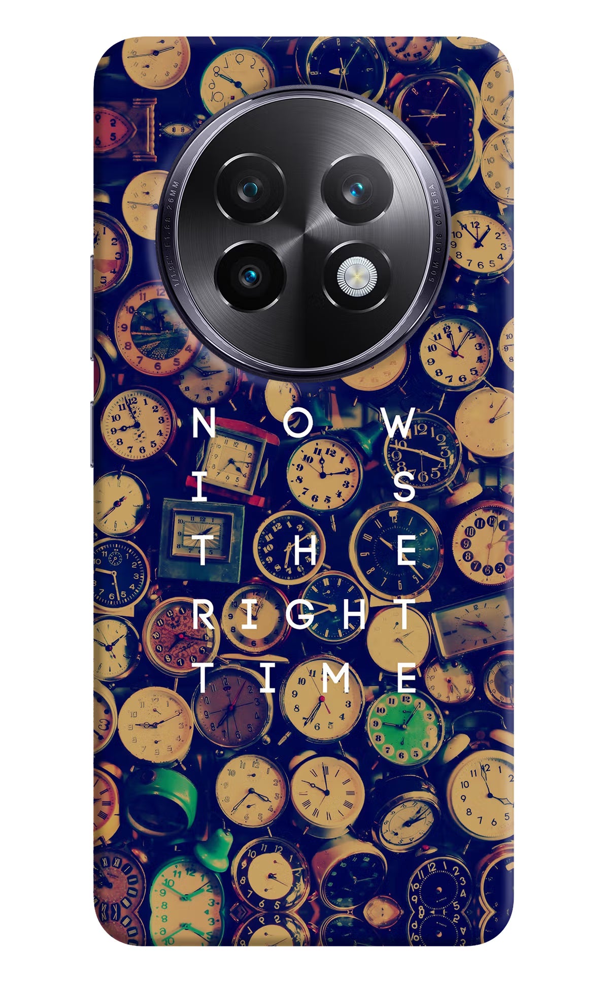 Now is the Right Time Quote Realme 13 Plus 5G Back Cover