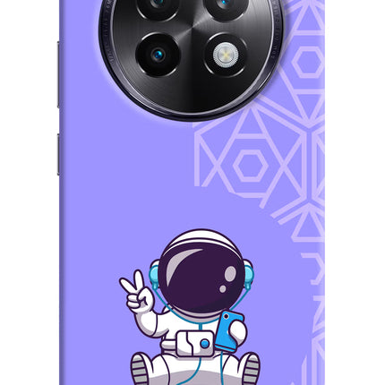 Cute Astronaut Chilling Realme 13 Plus 5G Back Cover