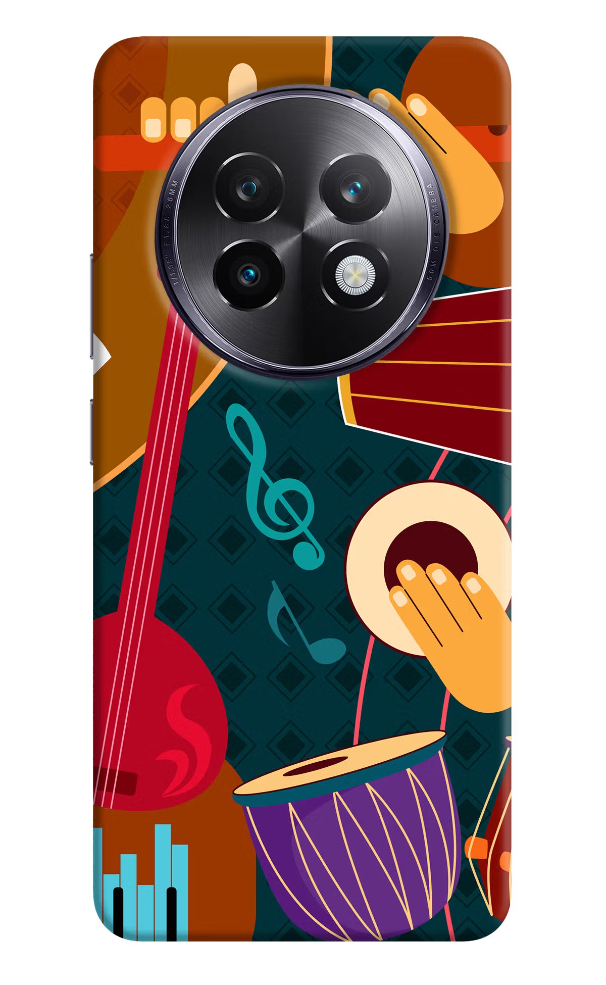 Music Instrument Realme 13 Plus 5G Back Cover