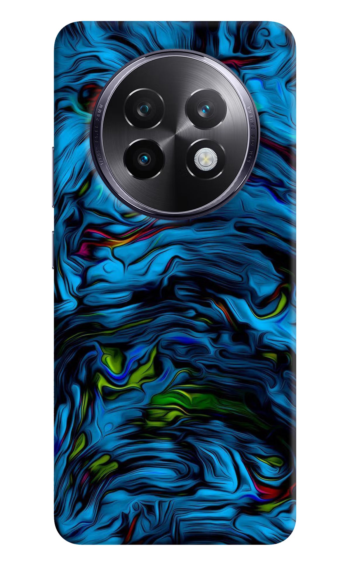 Dark Blue Abstract Realme 13 Plus 5G Back Cover