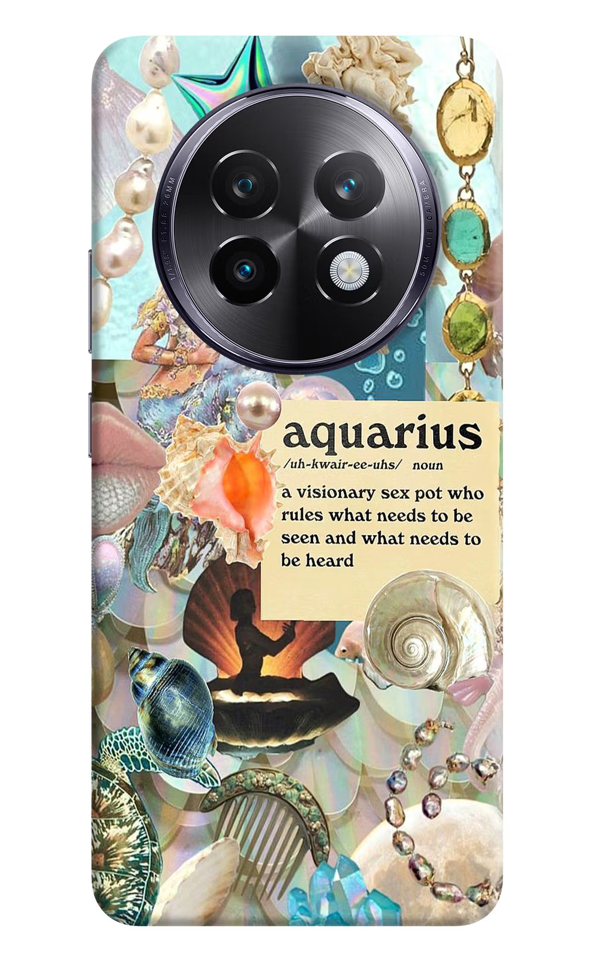 Aquarius Zodiac Realme 13 Plus 5G Hard Case Back Cover by Casekaro