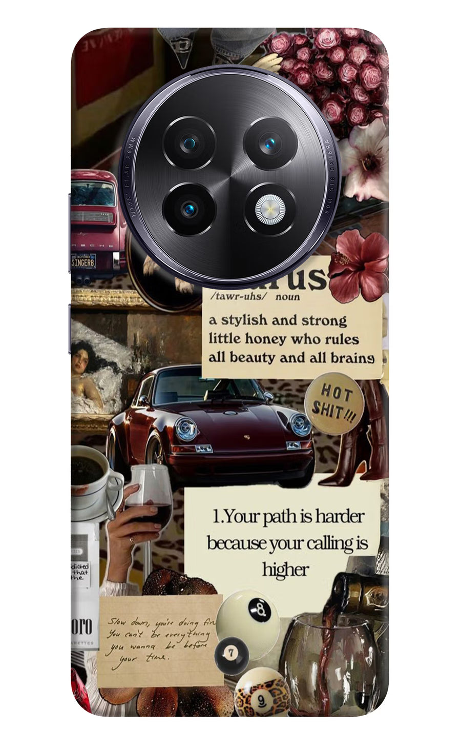 Taurus Zodiac Realme 13 Plus 5G Back Cover, Hard case