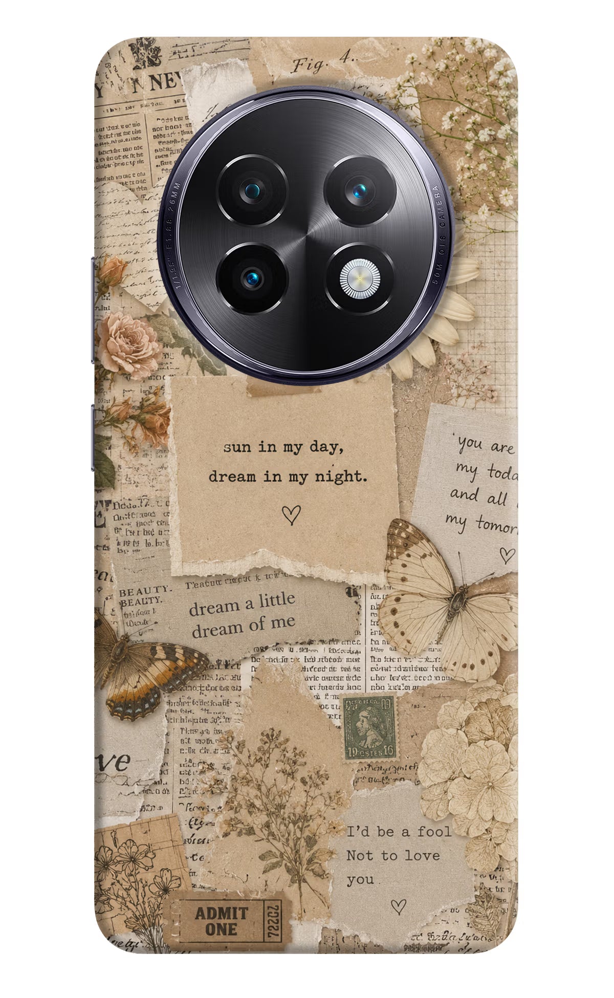Vintage case Realme 13 Plus 5G Back Cover