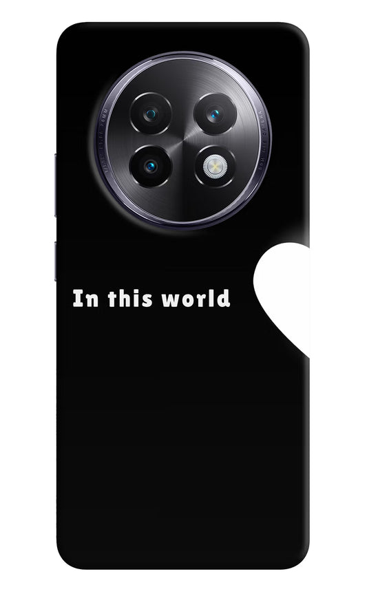 This World Realme 13 Plus 5G Hard Case Back Cover by Casekaro