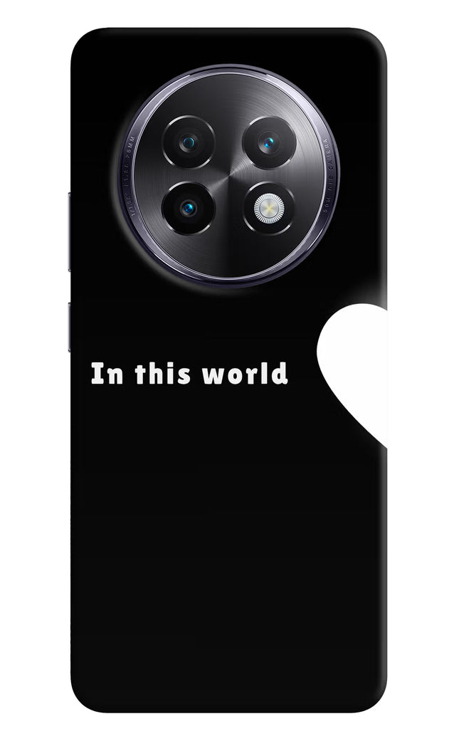 This World Realme 13 Plus 5G Hard Case Back Cover by Casekaro