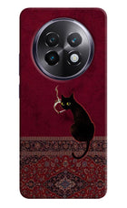 Midnight Cat Realme 13 Plus 5G Hard Case Back Cover by Casekaro