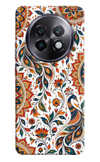 White Mayura Realme 13 Plus 5G Hard Case Back Cover by Casekaro