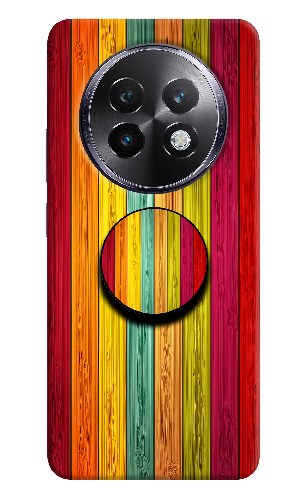 Multicolor Wooden Realme 13 Plus 5G Pop Case