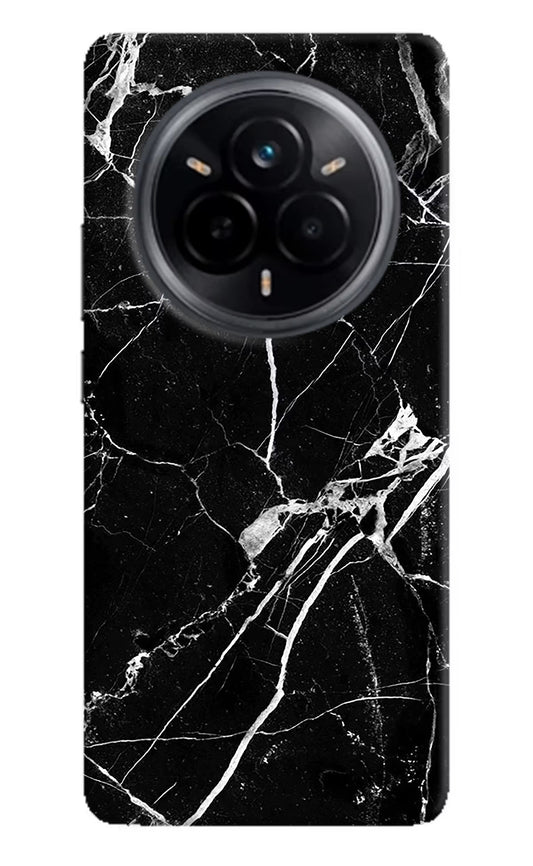 Black Marble Pattern Realme 14 Pro 5G Hard Case Back Cover by Casekaro