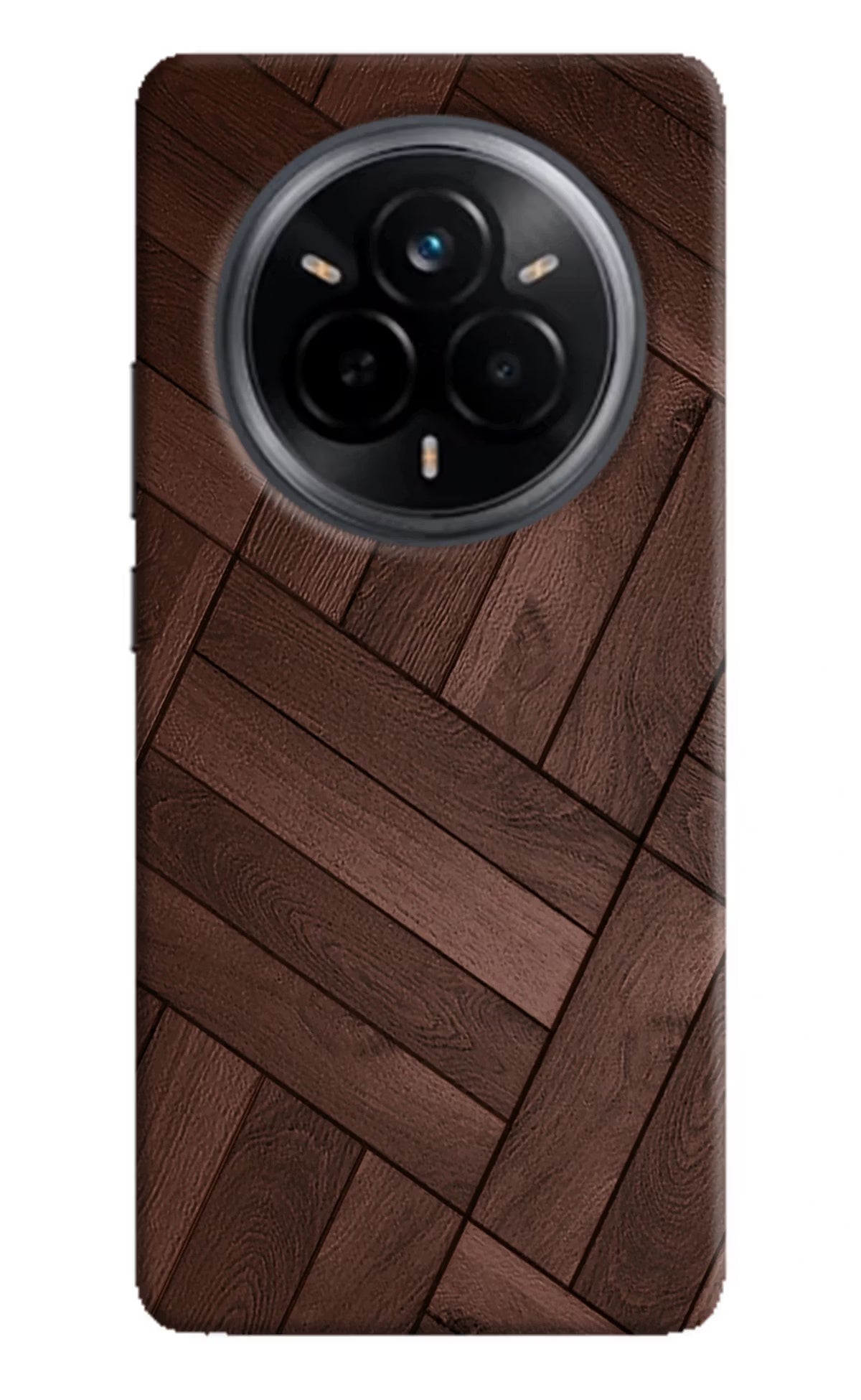 Wooden Texture Design Realme 14 Pro 5G Hard Case Back Cover by Casekaro