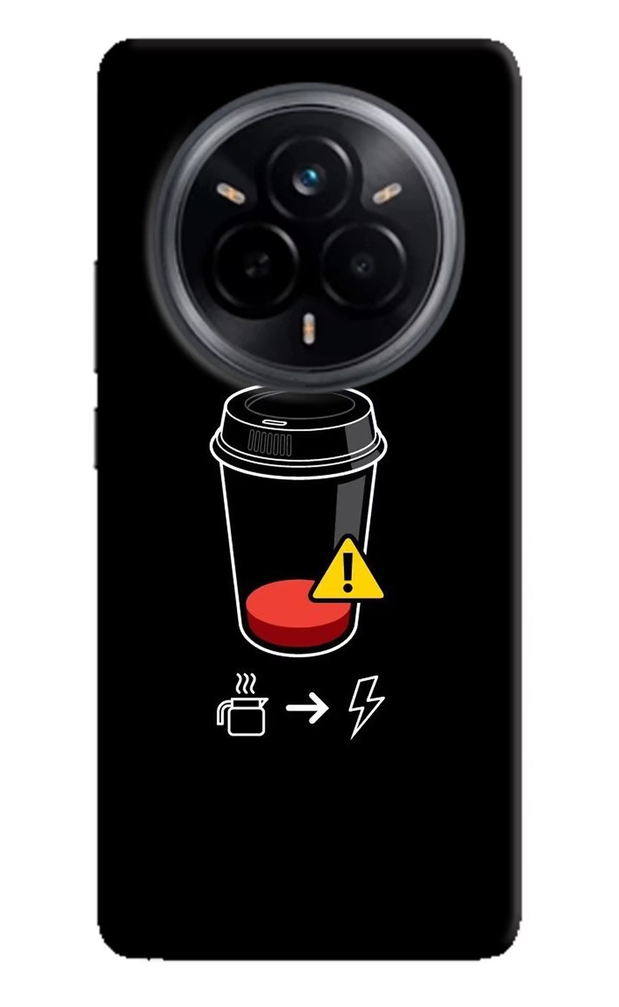 Coffee Realme 14 Pro 5G Back Cover, Hard case