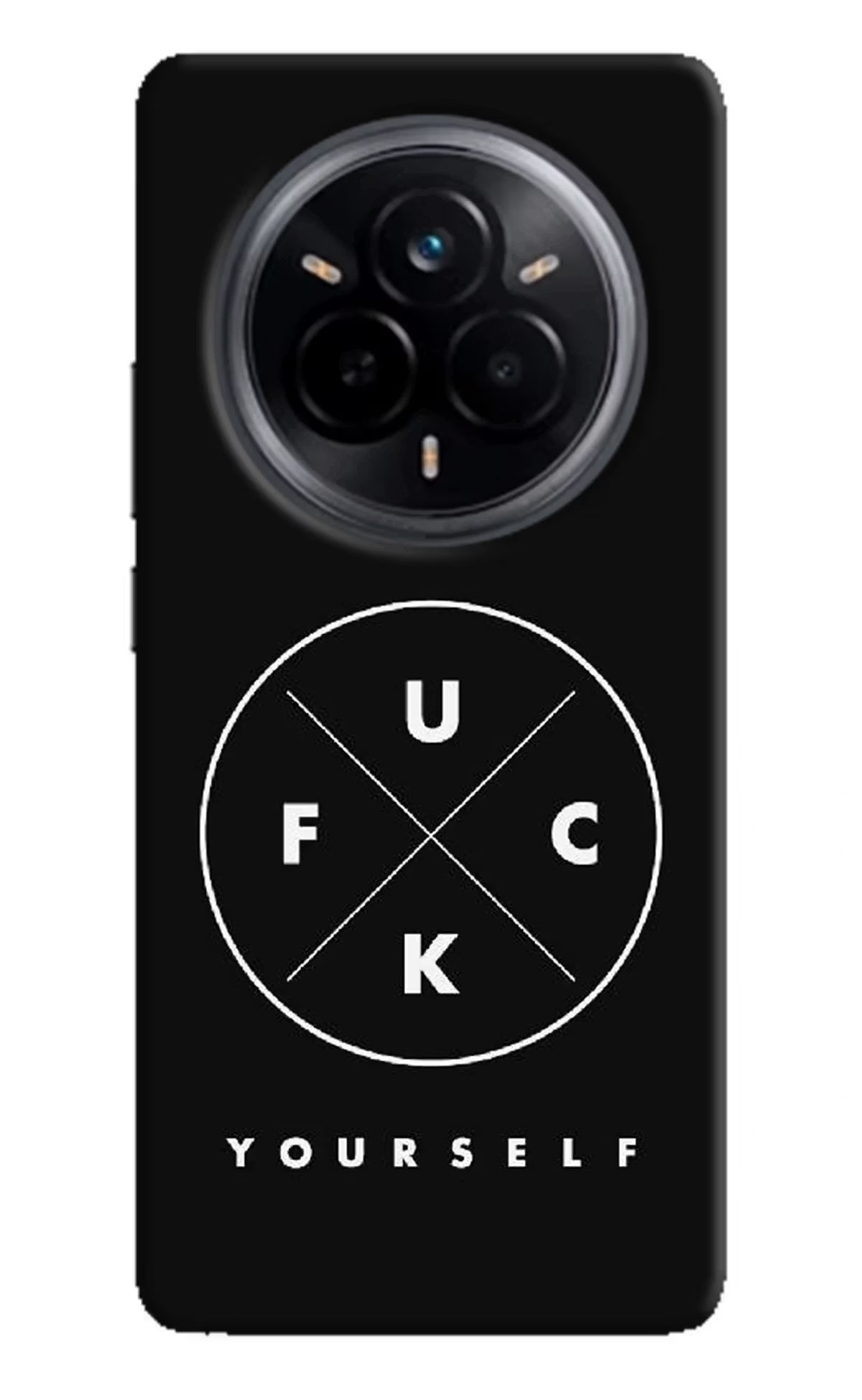 Go Fuck Yourself Realme 14 Pro 5G Hard Case Back Cover by Casekaro