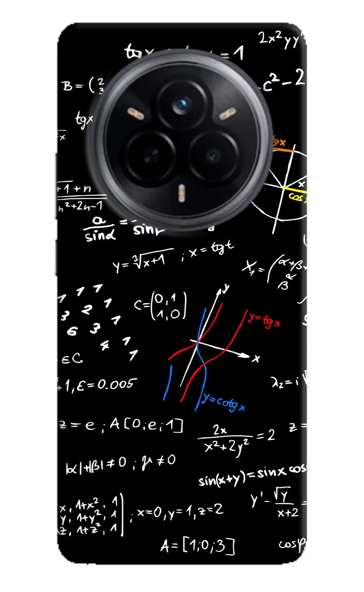 Mathematics Formula Realme 14 Pro 5G Hard Case Back Cover by Casekaro
