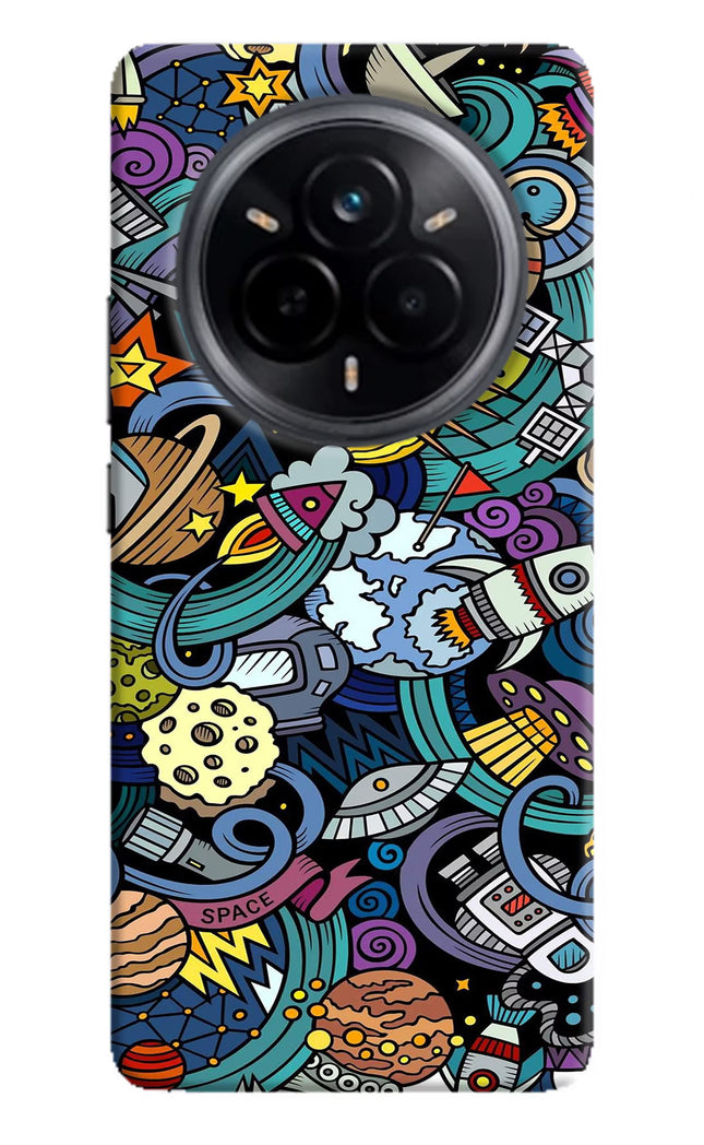 Space Abstract Realme 14 Pro 5G Hard Case Back Cover by Casekaro