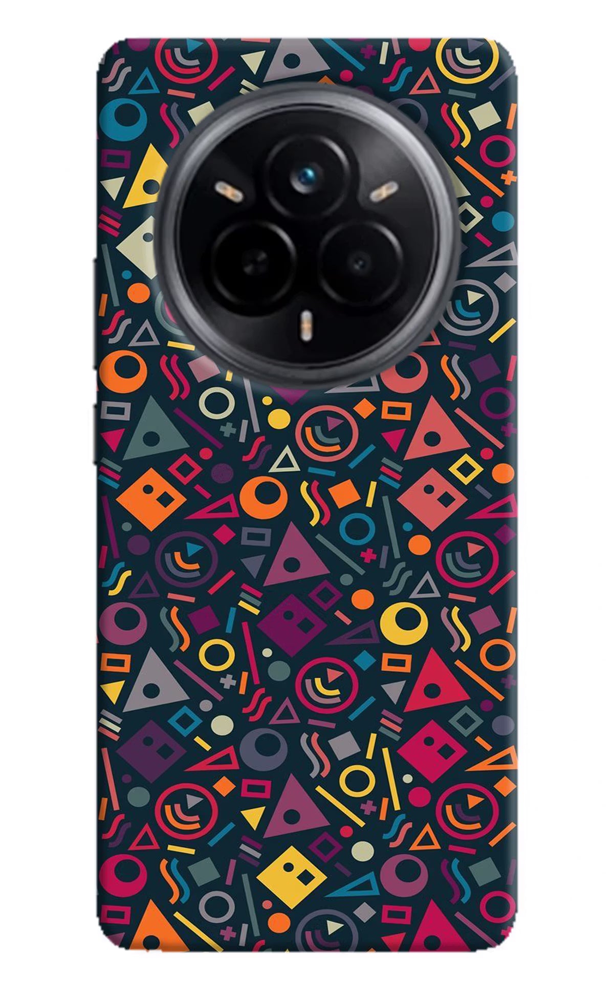 Geometric Abstract Realme 14 Pro 5G Hard Case Back Cover by Casekaro
