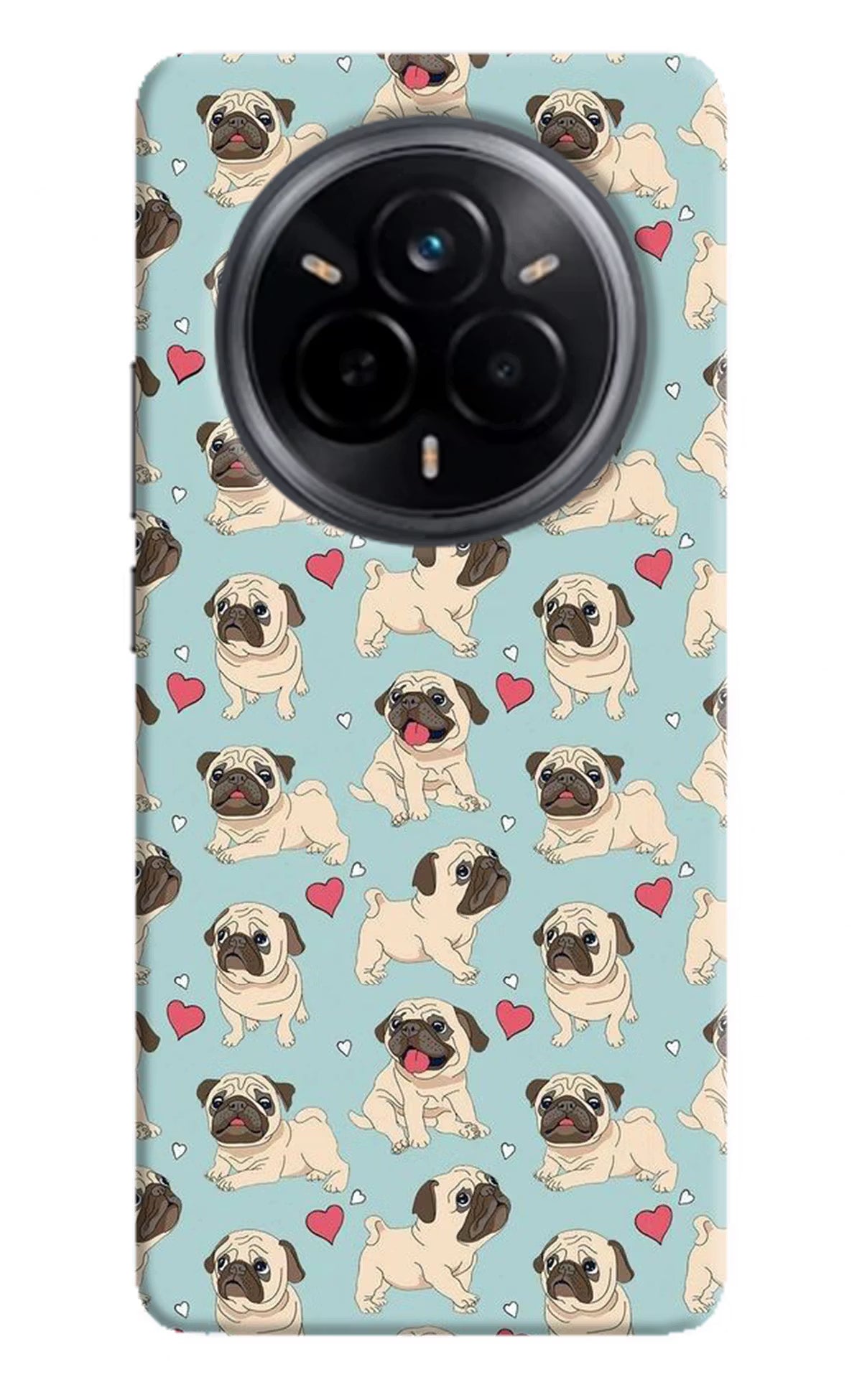 Pug Dog Realme 14 Pro 5G Hard Case Back Cover by Casekaro